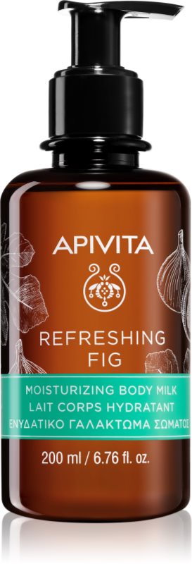 Apivita Refreshing Fig Moisturizing Body Milk loțiune de corp hidratantă 200 ml
