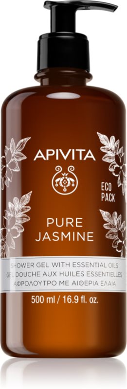 Apivita Pure Jasmine Shower Gel gel de dus hidratant cu uleiuri esentiale