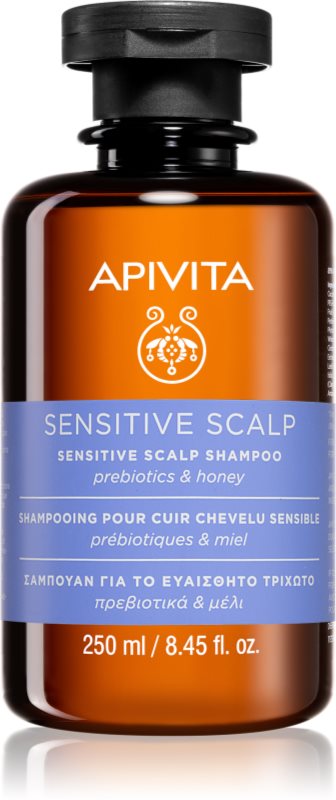 Apivita Sensitive Scalp Shampoo Șampon pentru scalp sensibil și iritat fără sulfat 250 ml