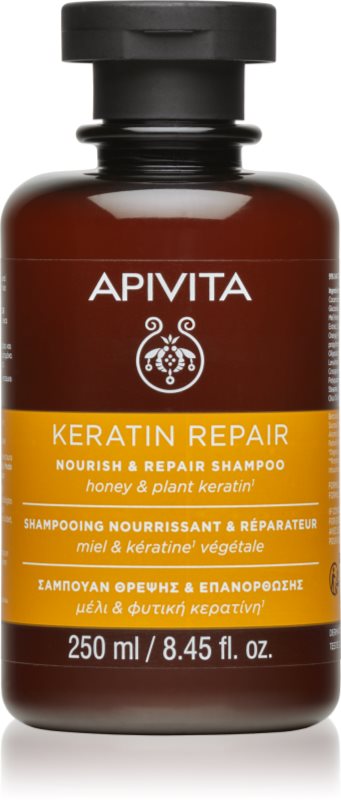 Apivita Keratin Repair Nourish Repair Shampoo sampon pentru curatare 250 ml