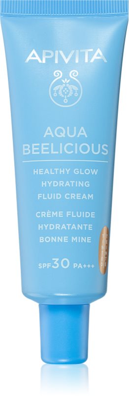 Apivita Aqua Beelicious Tinted Fluid SPF30 Fluid nuantator cu textura usoara pentru o piele mai luminoasa SPF 30 40 ml