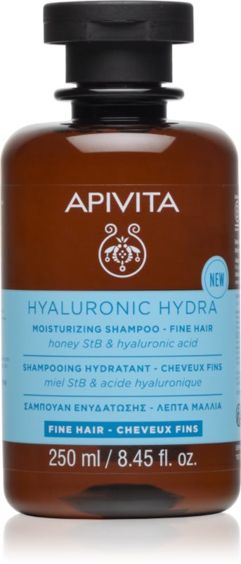 Apivita Hyaluronic Hydra Fine Hair Moisturizing Shampoo sampon hidratant pentru par fin 250 ml