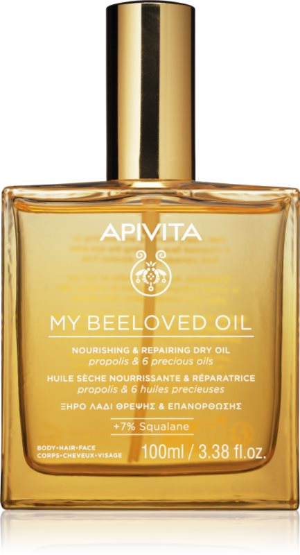 Apivita My Beeloved Oil ulei hranitor uscat pentru față, corp și păr 100 ml
