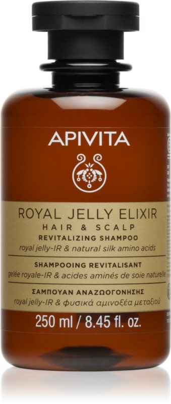 Apivita Royal Jelly Elixir Revitalizing Shampoo șampon revitalizant cu efect anti-îmbătrânire 250 ml