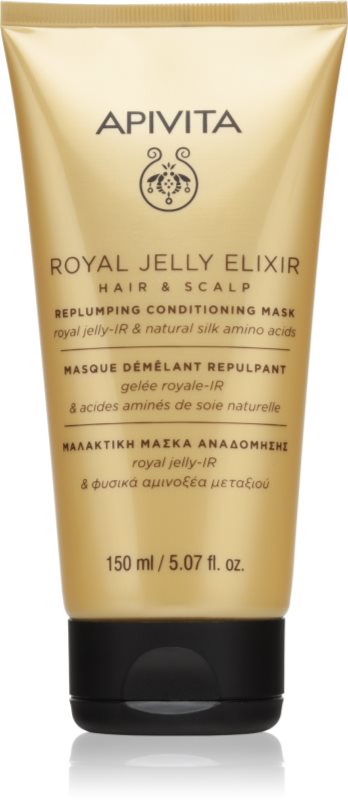 Apivita Royal Jelly Elixir Replumping Conditioning Mask balsam și mască 2 în 1 150 ml