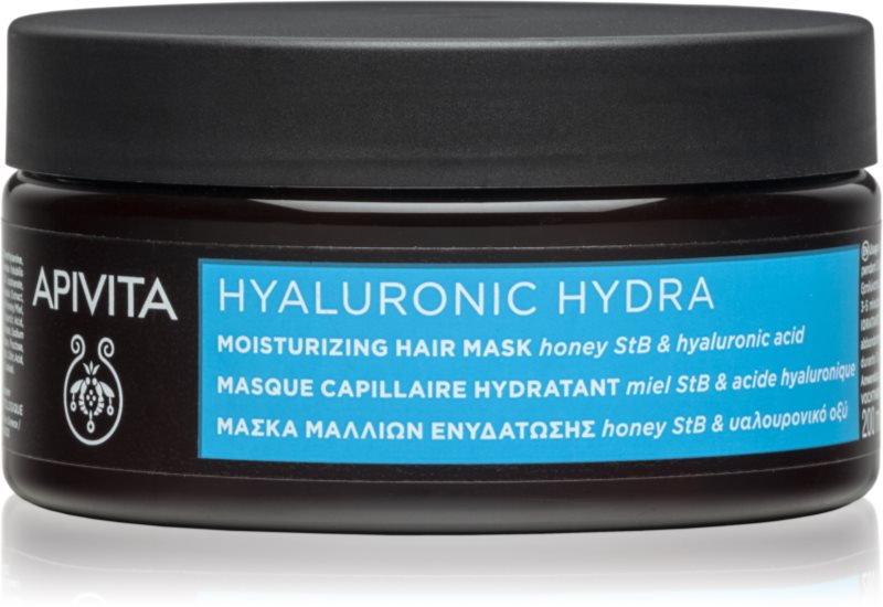 Apivita Hyaluronic Hydra Moisturizing Hair Mask masca pentru hidratare intensa pentru păr 200 ml