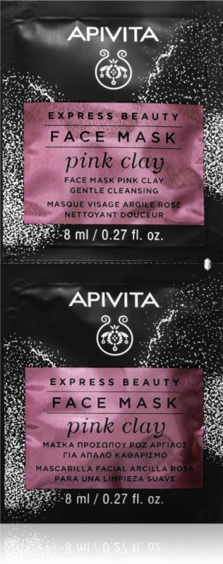 Apivita Express Beauty Pink Clay masca 8 ml