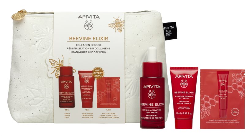 Apivita Beevine Elixir Gift Pouch set cadou de Crăciun pentru fermitatea pielii