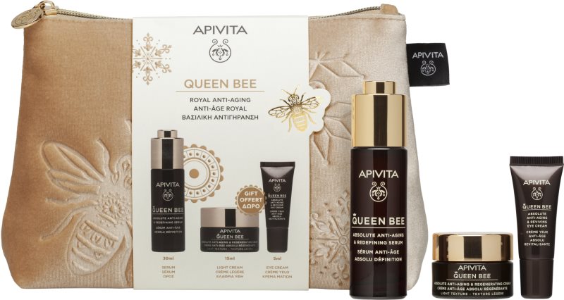 Apivita Queen Bee Gift Pouch set cadou antirid