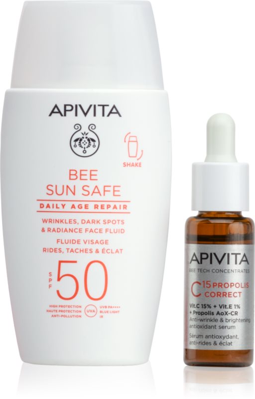 Apivita Bee Sun Safe Anti-Dark Spots Duo set impotriva petelor