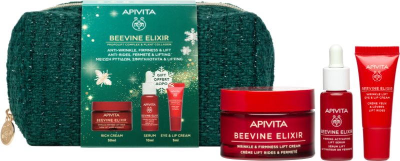 Apivita Beevine Elixir set cadou de Crăciun pentru fermitatea pielii