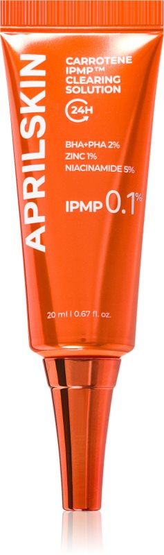 APRILSKIN Carrotene IPMP Clearing Solution Tratament pentru pete hiperpigmentare pentru ten acneic 20 ml