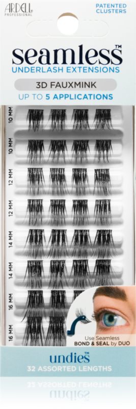 Ardell Refill Faux Mink gene false Different Lenghts 32 buc