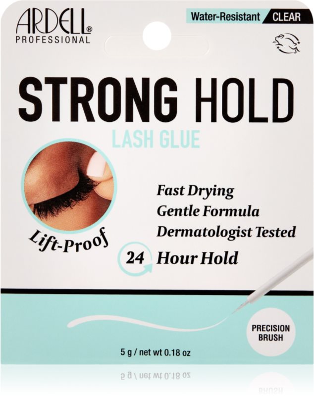 Ardell Strong Hold Lash Glue Clear clei transparent pentru gene false 5 g