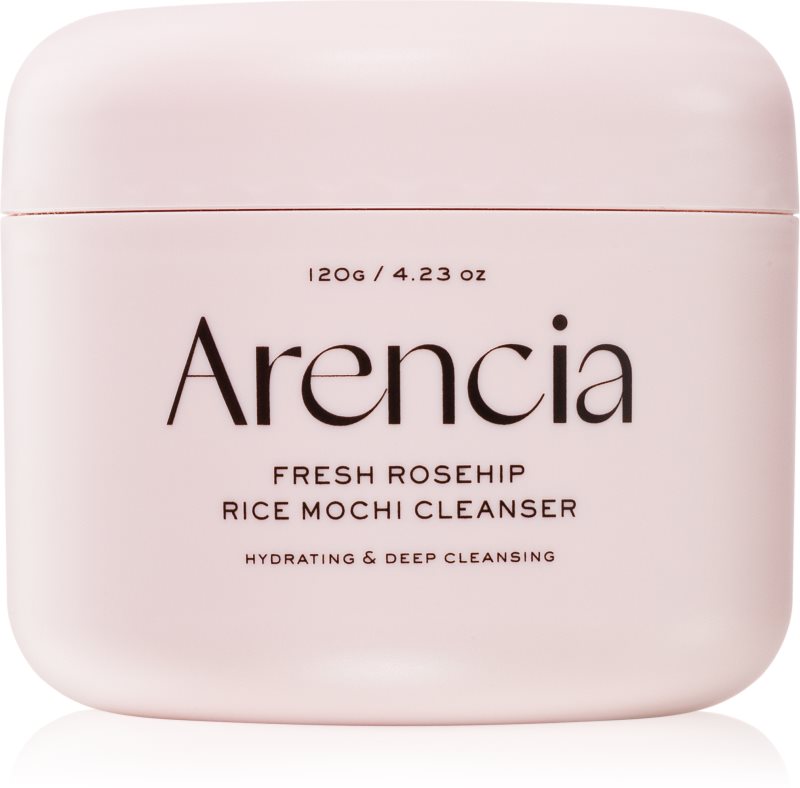 Arencia Fresh Rosehip Rice Mochi Cleanser lapte de curatare hidratant si hranitor pentru luminozitate si hidratare 120 g
