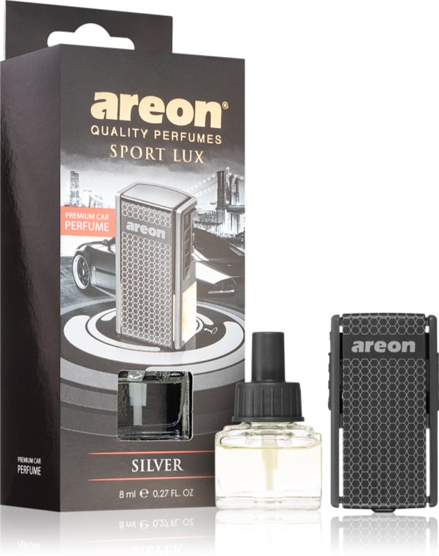 Areon Car Black Edition Silver parfum pentru masina 8 ml