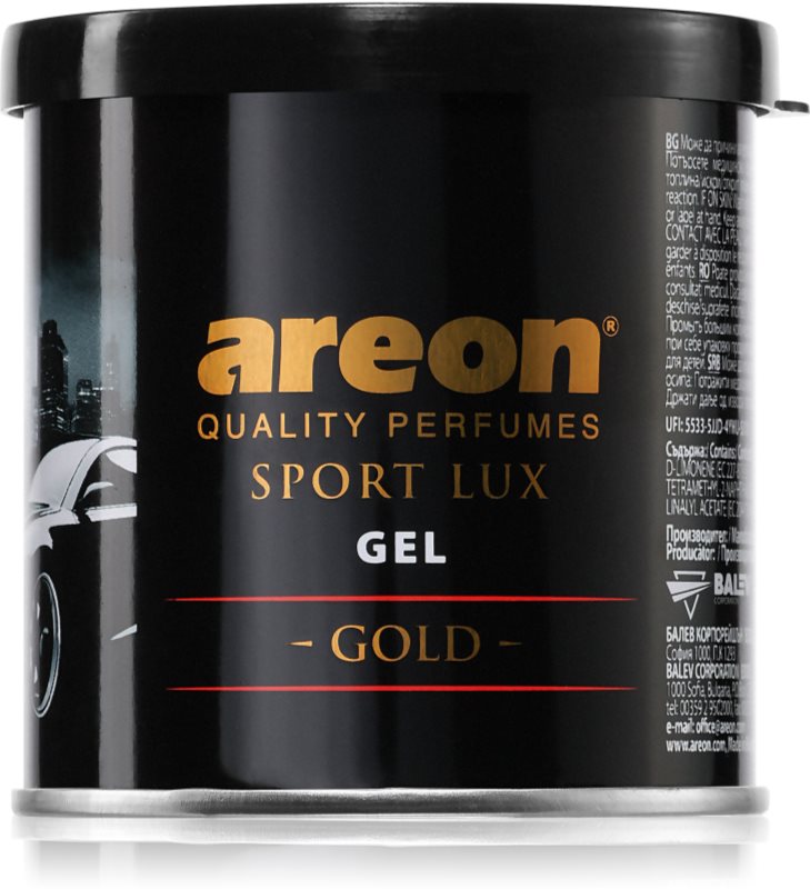 Areon Gel Sport Lux parfum auto și pentru casă 80 g