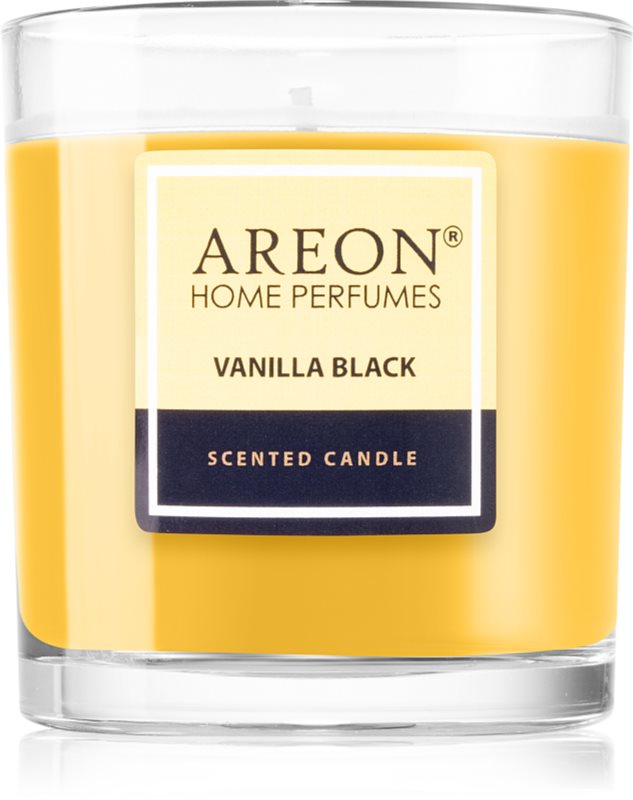Areon Scented Candle Vanilla Black lumânare parfumată 120 g