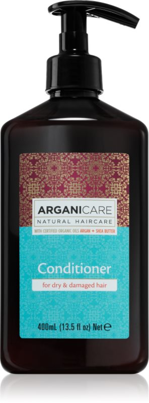 Arganicare Argan Oil & Shea Butter Conditioner balsam pentru păr uscat și deteriorat 400 ml