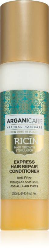 Arganicare Ricin Express Hair Repair Conditioner balsam (nu necesita clatire) pentru par deteriorat 250 ml