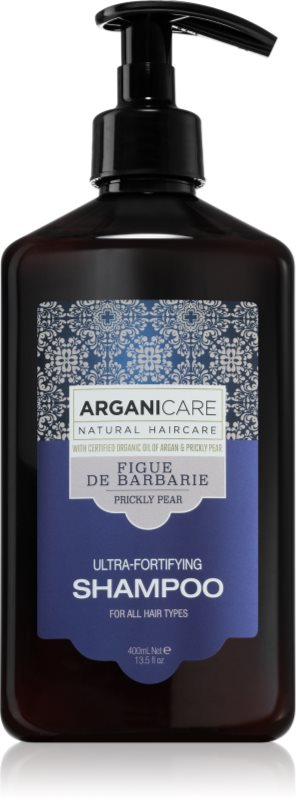 Arganicare Prickly Pear Ultra-Fortifying Shampoo curatarea profunda a scalpului pentru intarirea parului 400 ml