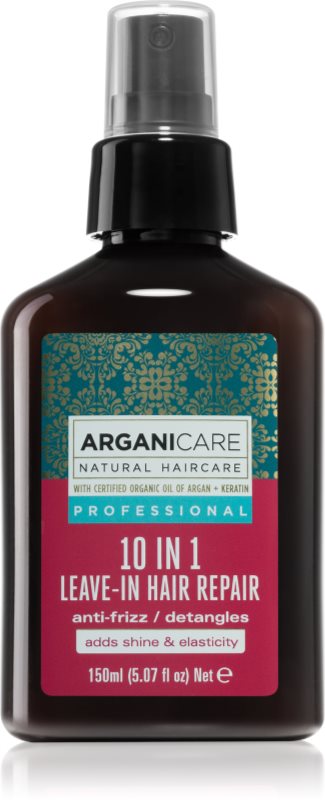 Arganicare Keratin 10 In 1 Leave-In Hair Repair ser revigorant anti-electrizare 150 ml