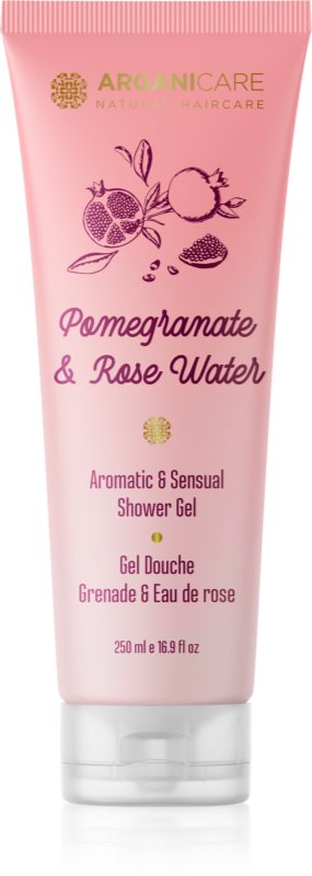 Arganicare Pomegrenate & Rose Water Shower Gel gel de duș 250 ml