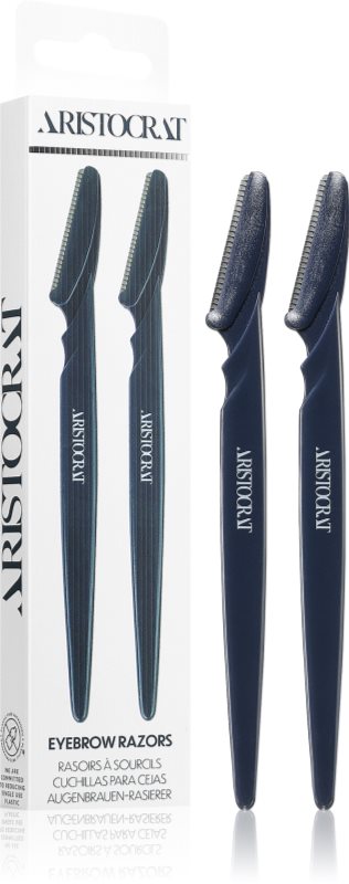 Aristocrat Eyebrow Razors brici pentru sprâncene 2 buc