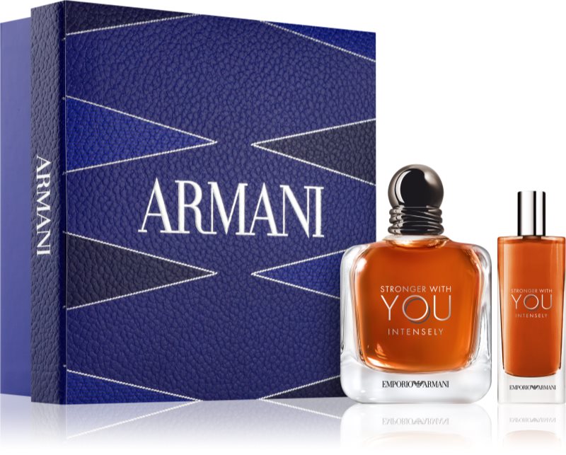 Armani Emporio Stronger With You Intensely set cadou pentru bărbați