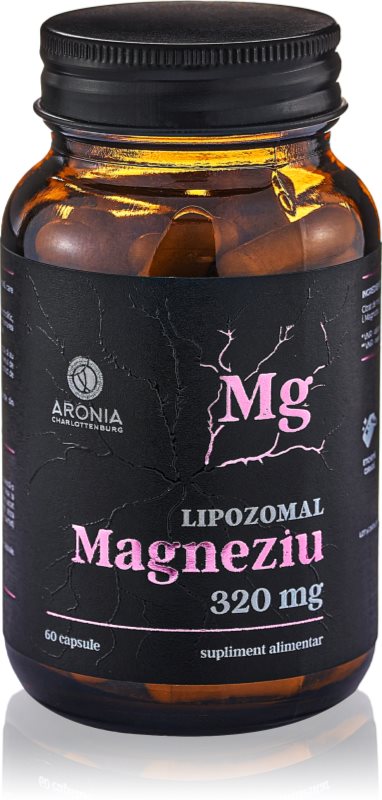 Aronia Charlotteburg Magneziu Lipozomală capsule pentru susținerea sistemului imunitar și a sănătății dinților 60 caps.