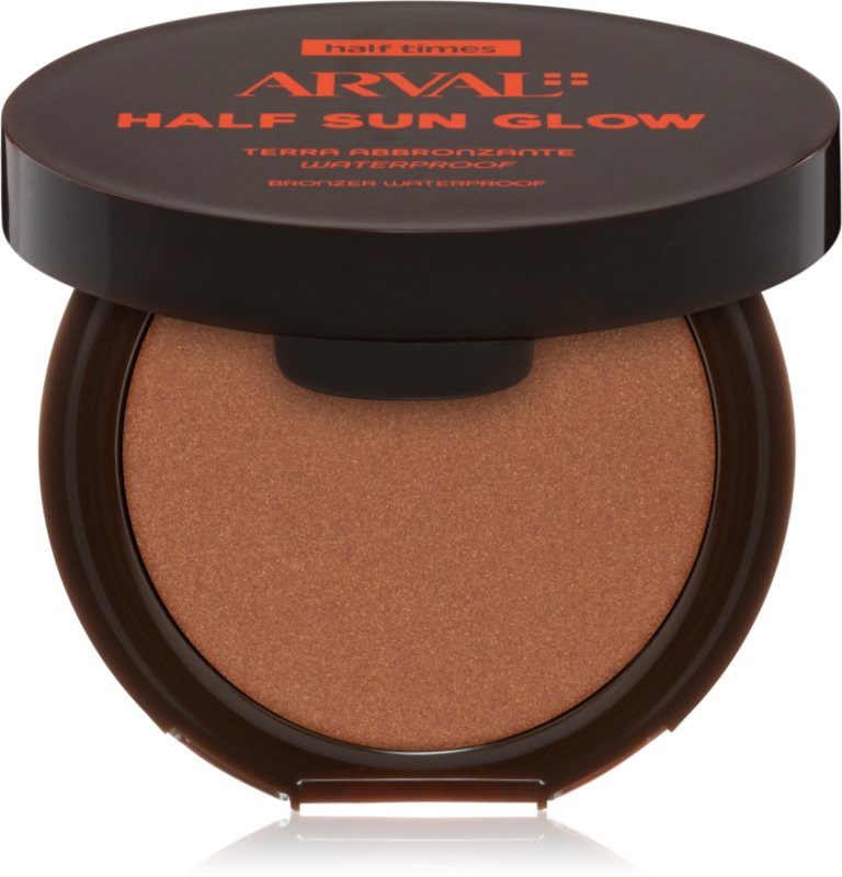 Arval Half Times Half Sun Glow Waterproof Bronzer pudra bronzanta impermeabila 8 g