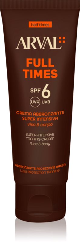Arval Half Times Super-Intensive Tanning Cream cremă pentru plaja pentru un bronz intens 150 ml