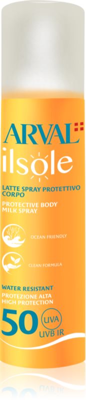 Arval IlSole Protective Body Milk Spray SPF 50 Lapte de corp protector în spray 200 ml