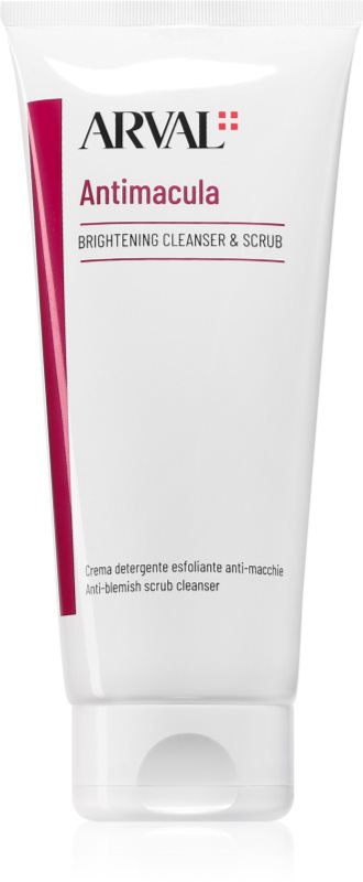 Arval Antimacula Brightening Cleanser & Scrub crema exfolianta pentru curatare pentru o piele mai luminoasa 200 ml