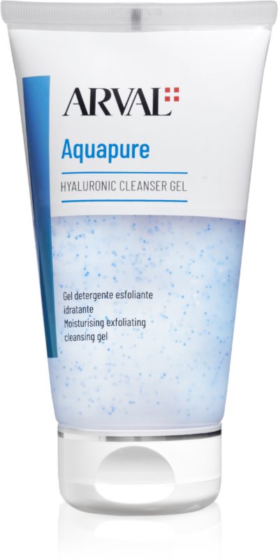 Arval Aquapure Hyaluronic cleanser gel gel exfoliant delicat perfecta pentru curatare 150 ml