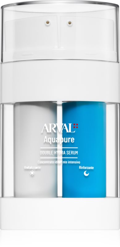 Arval Aquapure Double Hydra Serum Ser bifazic ziua și noaptea 2x15 ml