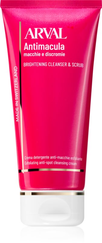 Arval Antimacula Brightening Cleanser & Scrub crema exfolianta pentru curatare pentru o piele mai luminoasa