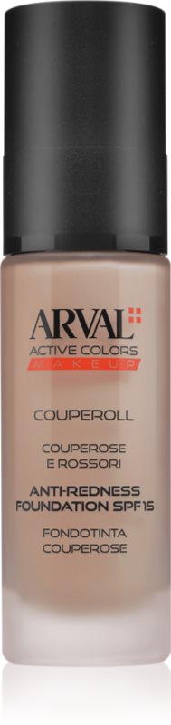Arval Couperoll Anti-redness foundation SPF15 acoperire make-up SPF 15