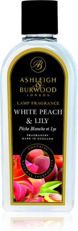 Ashleigh & Burwood London Lamp Fragrance White Peach & Lily rezervă lichidă pentru lampa catalitică 500 ml