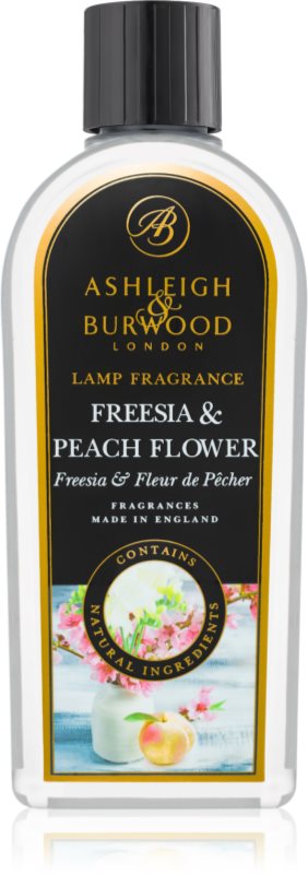 Ashleigh & Burwood London Lamp Fragrance Freesia & Peach Flower rezervă lichidă pentru lampa catalitică 500 ml