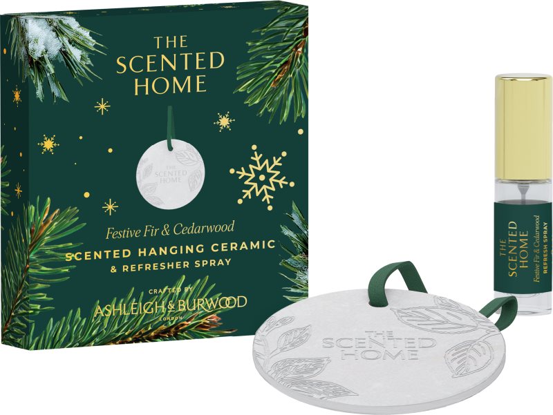 Ashleigh & Burwood London The Scented Home Festive Fir & Cedarwood set cadou 1 buc