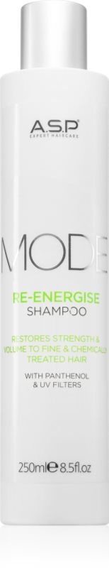 ASP MODE Re-Energise Shampoo sampon energizant pentru părul decolorat, vopsit și tratat chimic 250 ml