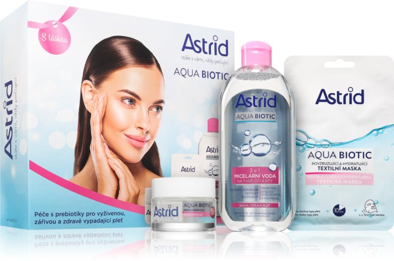 Astrid Aqua Biotic Tripack set cadou pentru o piele perfecta 3 buc