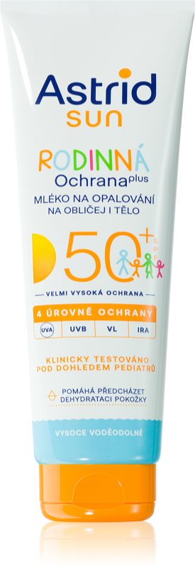 Astrid Sun lotiune pentru bronzat SPF 50+ 250 ml