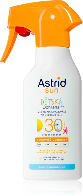 Astrid Sun lapte de soare pentru copii SPF 30 in spray 200 ml