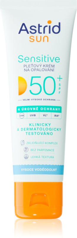 Astrid Sun Sensitive lotiune tonica SPF 50+ rezistent la apă 50 ml