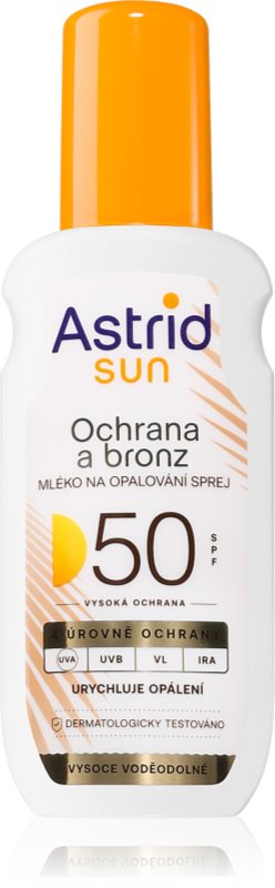 Astrid Sun lotiune pentru bronzat Spray SPF 50 150 ml