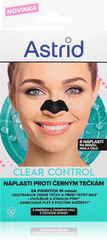 Astrid Clear Control servetele demachiante impotriva punctelor negre 6 buc