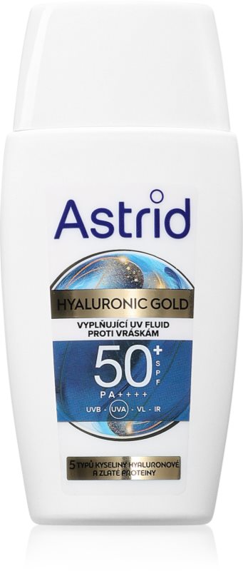 Astrid Hyaluronic Gold protective fluid SPF 50 50 ml