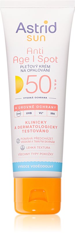Astrid Sun lotiune tonica împotriva îmbătrânirii pielii SPF 50 50 ml